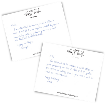 Holiday Personal Greeting Letters