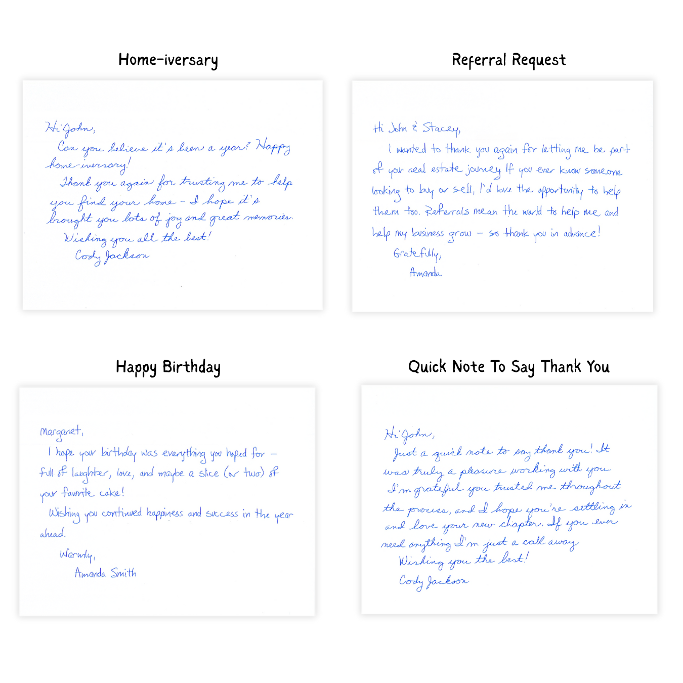 Single Greeting Letter